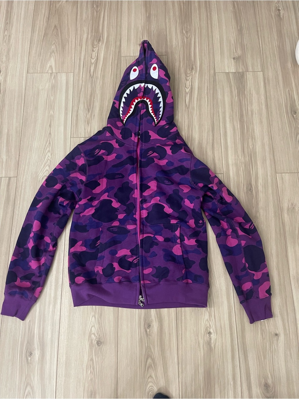 Bape Purple & Pink Camo Hoodie